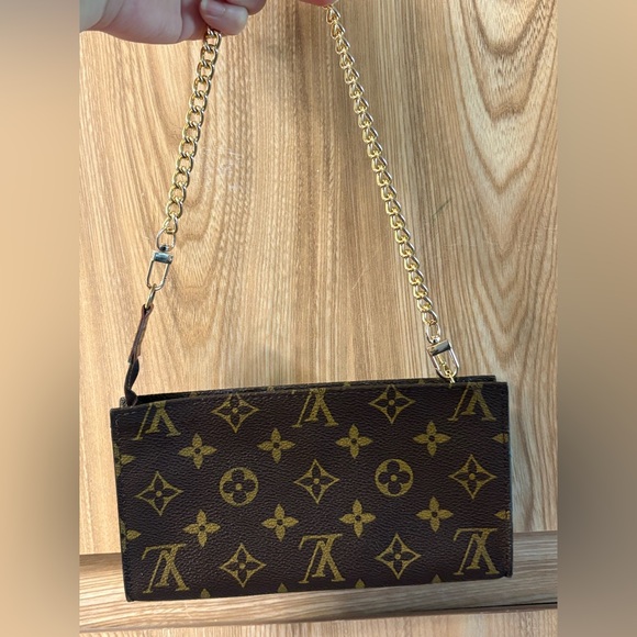 Auth LOUIS VUITTON Monogram Bucket GM Accessory Pouch